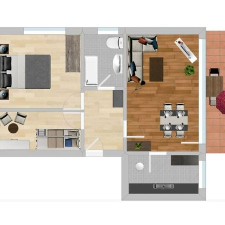 Ferienwohnung Wilde7 Seebach Luaran gambar