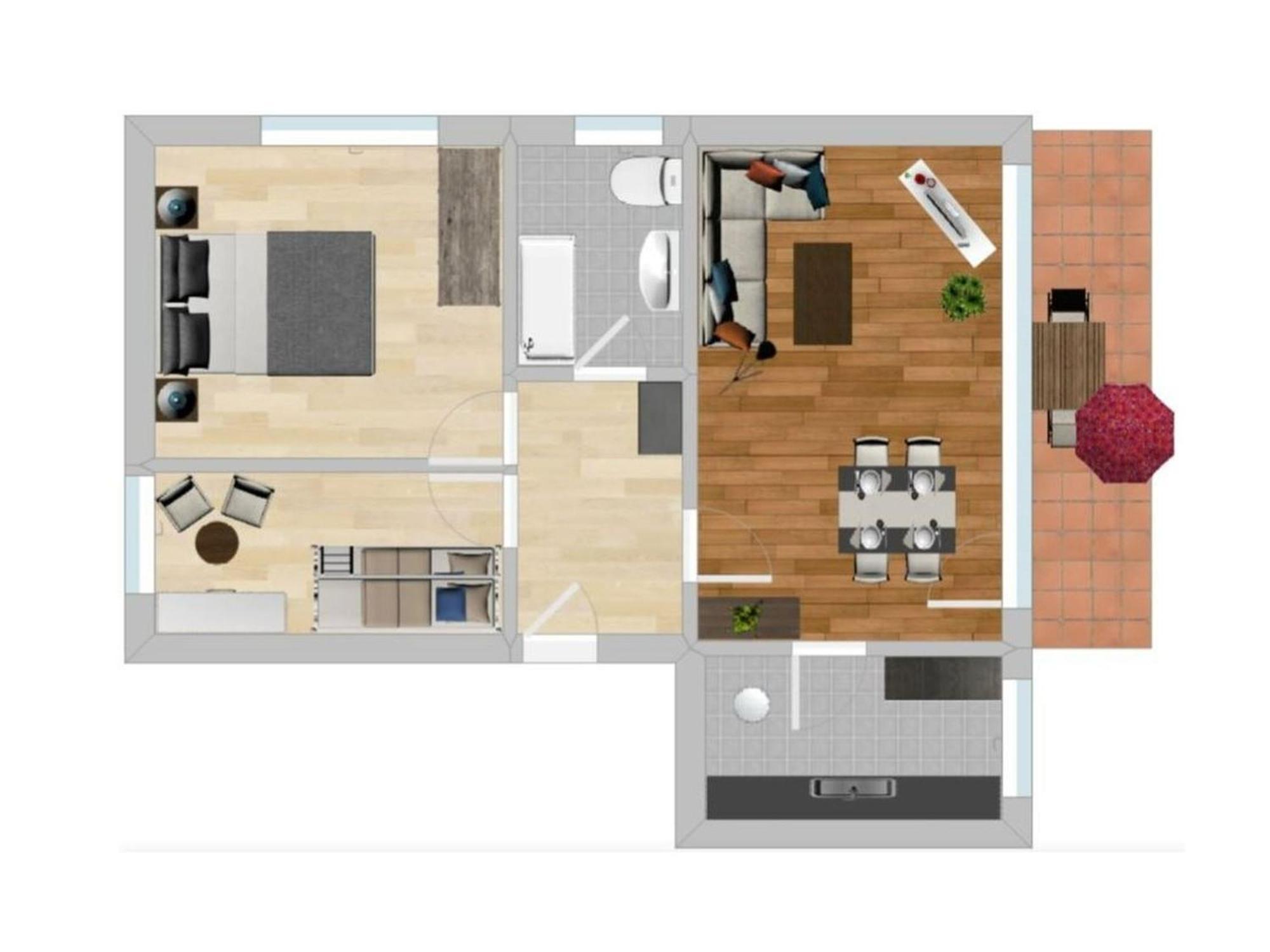 Ferienwohnung Wilde7 Seebach Luaran gambar